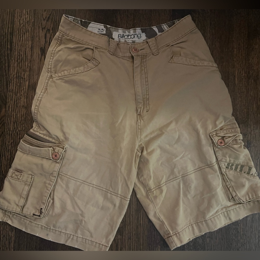 Billabong Tan Cargo Shorts for Men